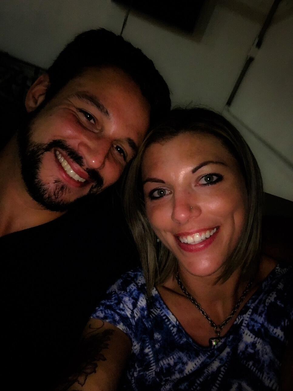 Our very first pic in my camera roll! We met during Karaoke night at Main Street Restaurant in Saugerties on a random Wednesday night. I serenaded him with "Sex & Candy" (fittingly! lol). We met via our mutual friend Blaine and my first line to him was " You remind me of my high school crush!"