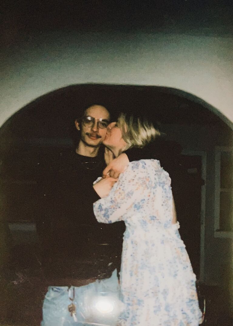 our first date! We went to The Parlor in downtown, Phoenix