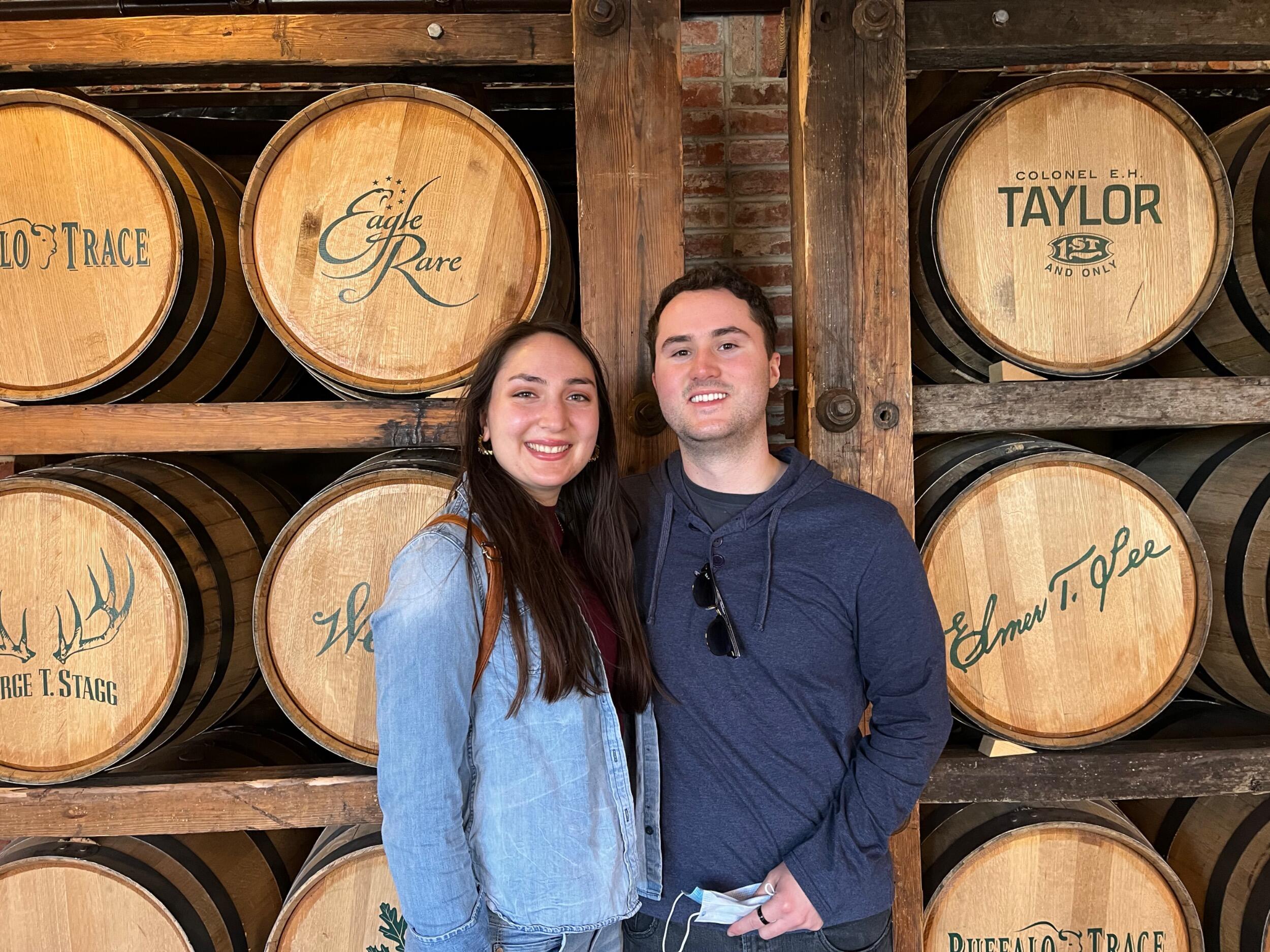 Bourbon Trail Trip. Whitney planned a whole getaway without even knowing if she liked bourbon, now one of our shared passions. 