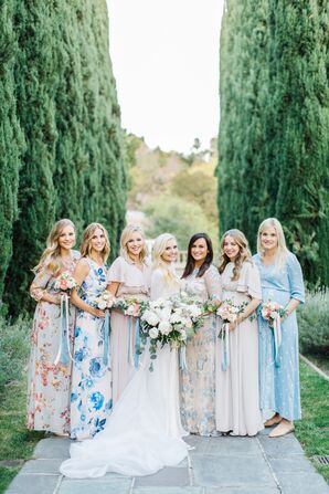 pale turquoise bridesmaid dresses