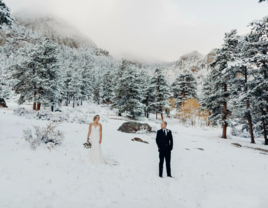 Della Terra Mountain Chateau winter wedding venue in Colorado