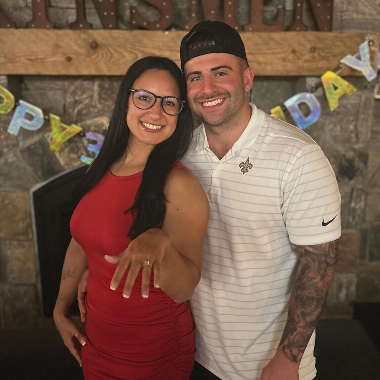the night we got engaged!