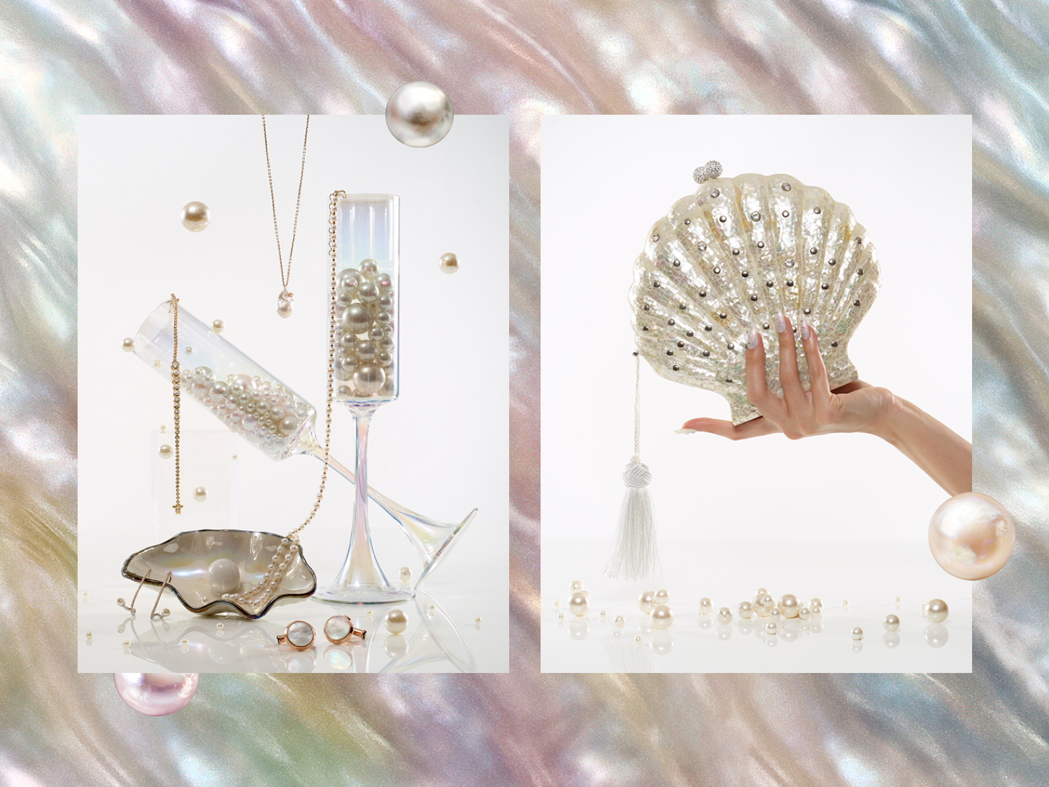 Pearl wedding accessories