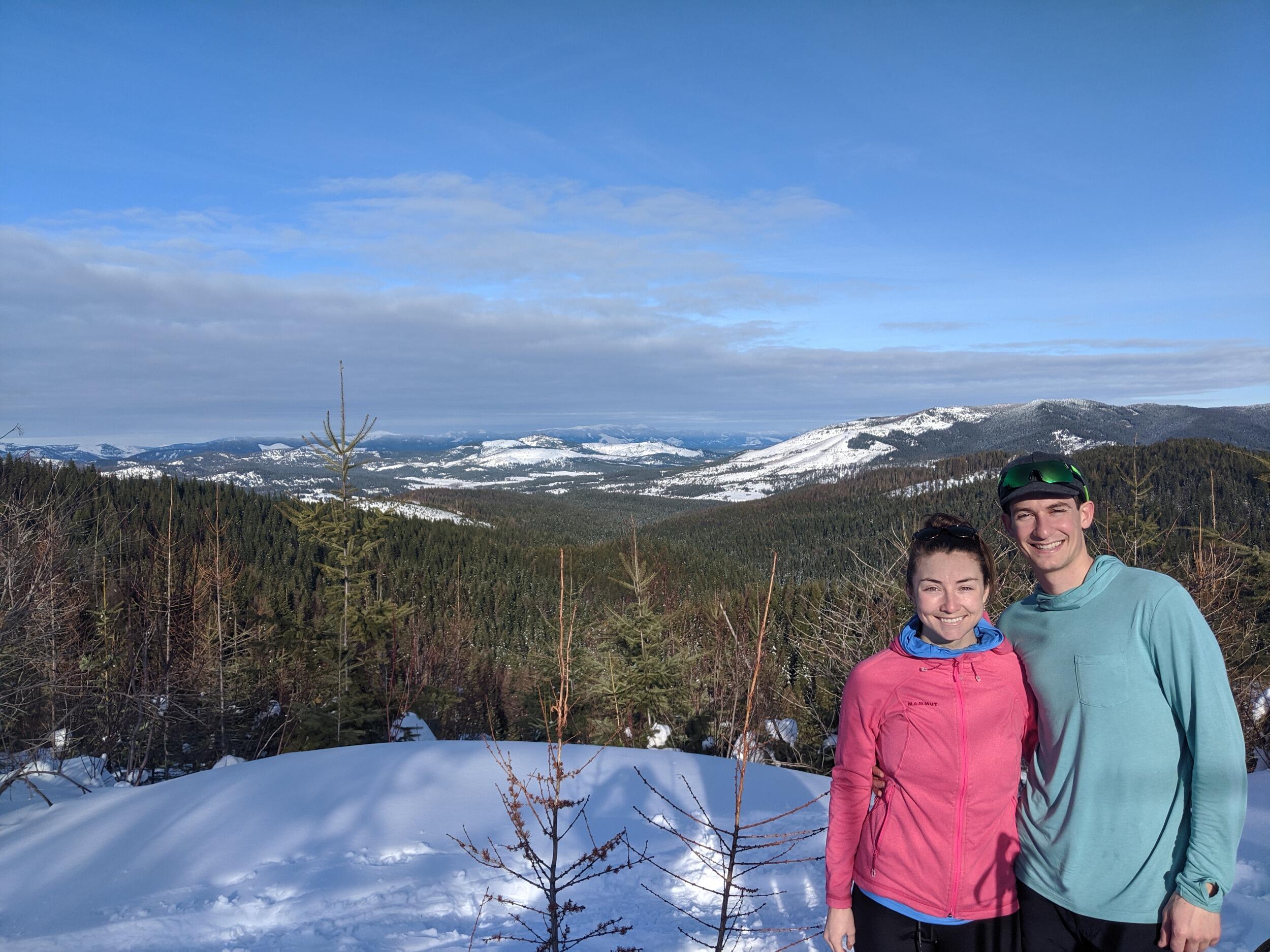 We got to enjoy a cross country ski trip to the Palouse Divide outside Pullman, WA when Sam came to visit Hannah during vet school. 