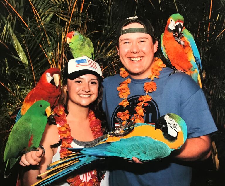 A few trips to Hawaii through the years with Sam's family. Don't be surprised if they disappear to live as scuba instructors one day.  