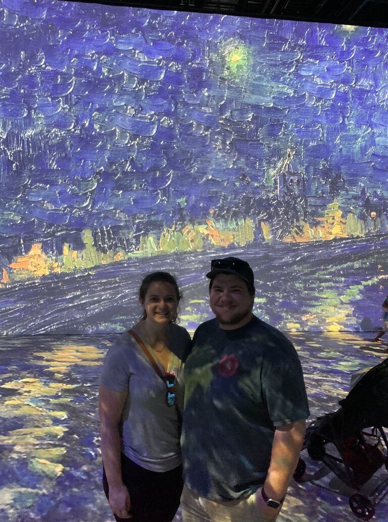 Visited the 3D Interactive Van Gogh Exhibit in Detroit