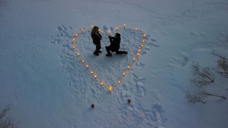 The perfect proposal in the most beautiful place.