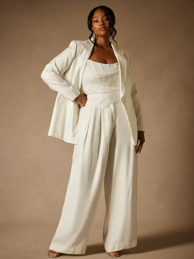 Pant suits for brides best sale