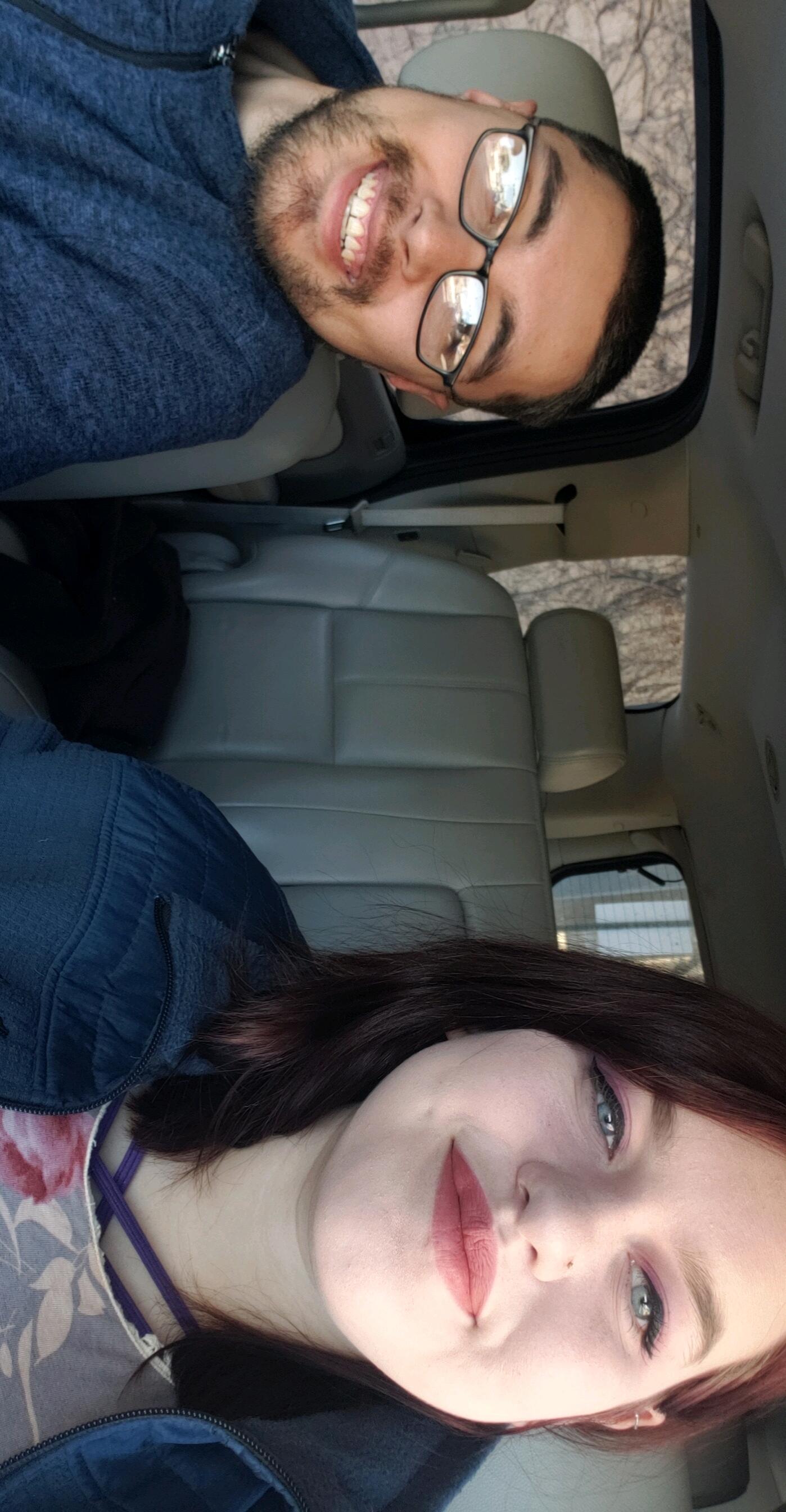 On the way to the Mall of America to meet up with Cody's siblings Wren, Lily, and Kayla and her husband Erik