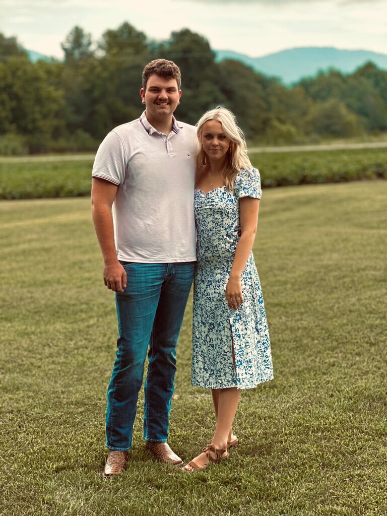 Our first wedding we went too together.