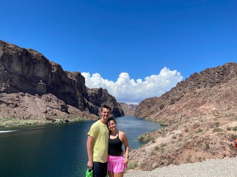 Kayaking the Colorado River on the Nevada/Arizona border.