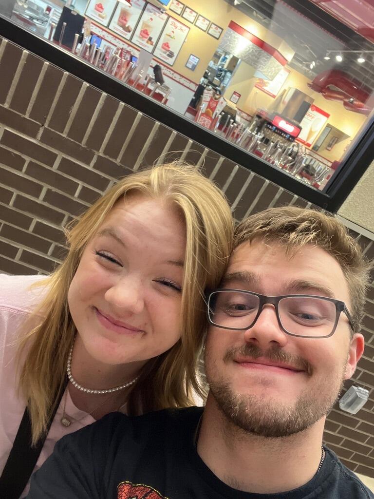 After a few months of getting to know each other, Tyler asked Allison out on a date. 