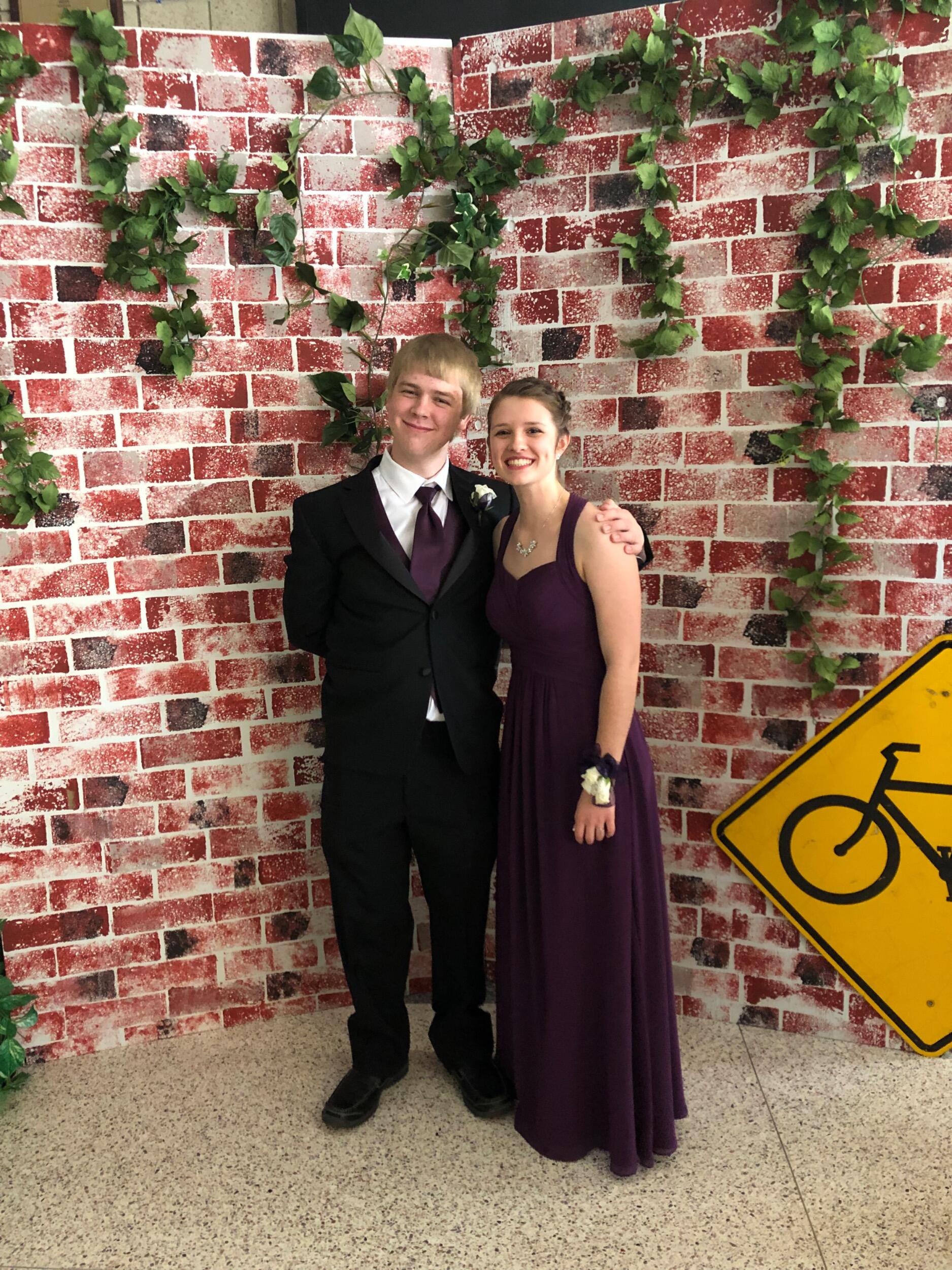 Prom 2019: Robert's junior year and Cassandra's sophomore year