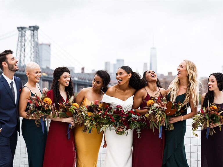 20 Top Fall Bridesmaid Dresses in Trending Autumn Colors