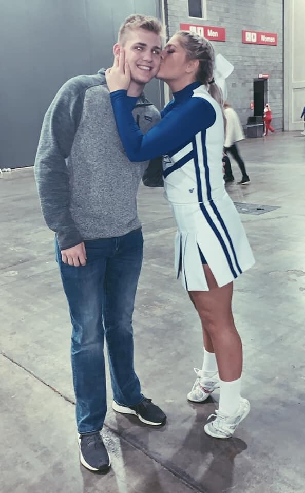 We started dating in October of 2018. Aariana was a senior in high school and Jake was a junior.  