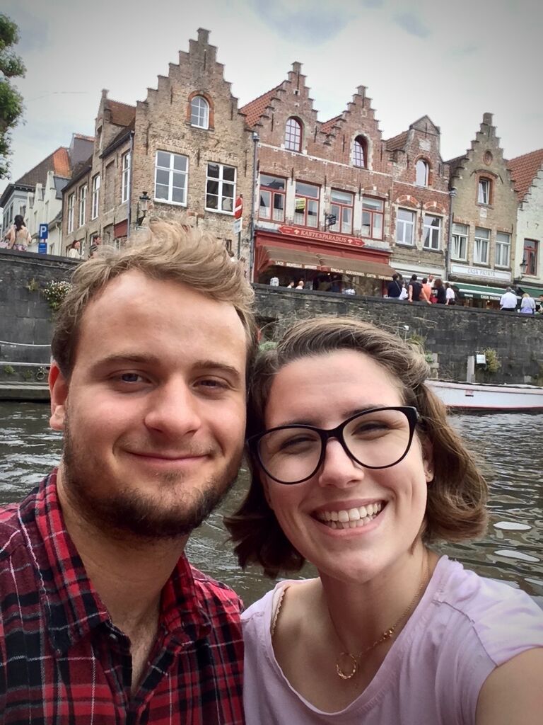 Summer European Tour @ Bruges, Belgium - The first of many trips to Brugge we took - 2 years Together