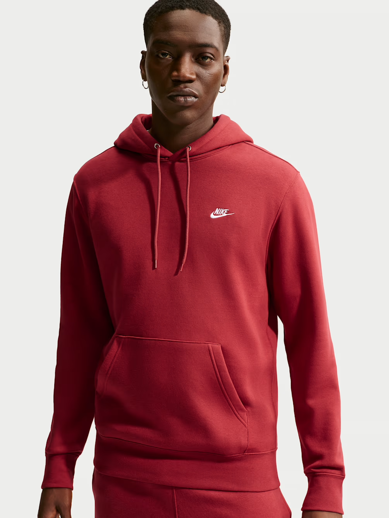 Red Nike sweatshirt groomsman gift 