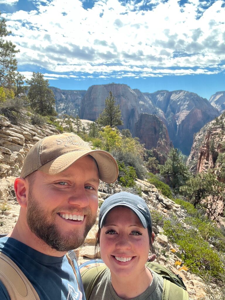 We traveled to Zion National Park in Utah, where we hiked 30+ miles in three days! Such beautiful views!