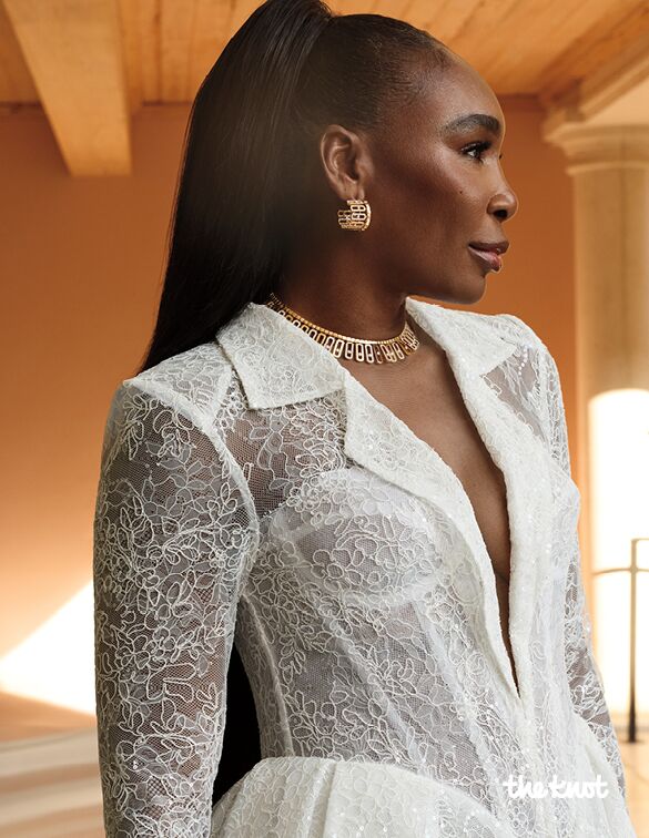 venus williams for the knot magazine
