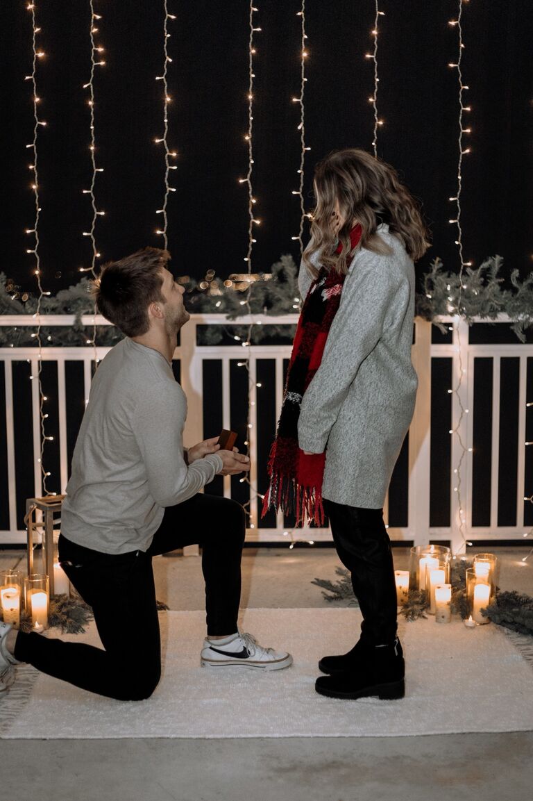 He proposed!!