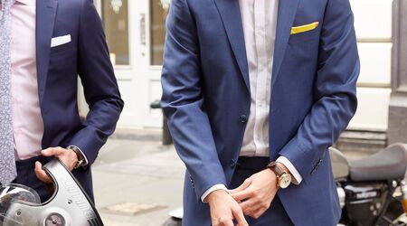 Navy Blue Suit  Shop for Luxurious Navy Blue Suits for Men Online at  Tomasso Black – Tomasso Black