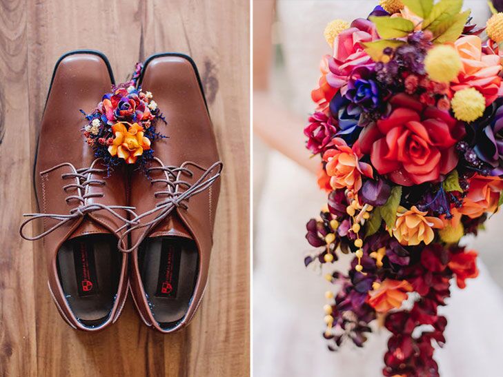Colorful wedding