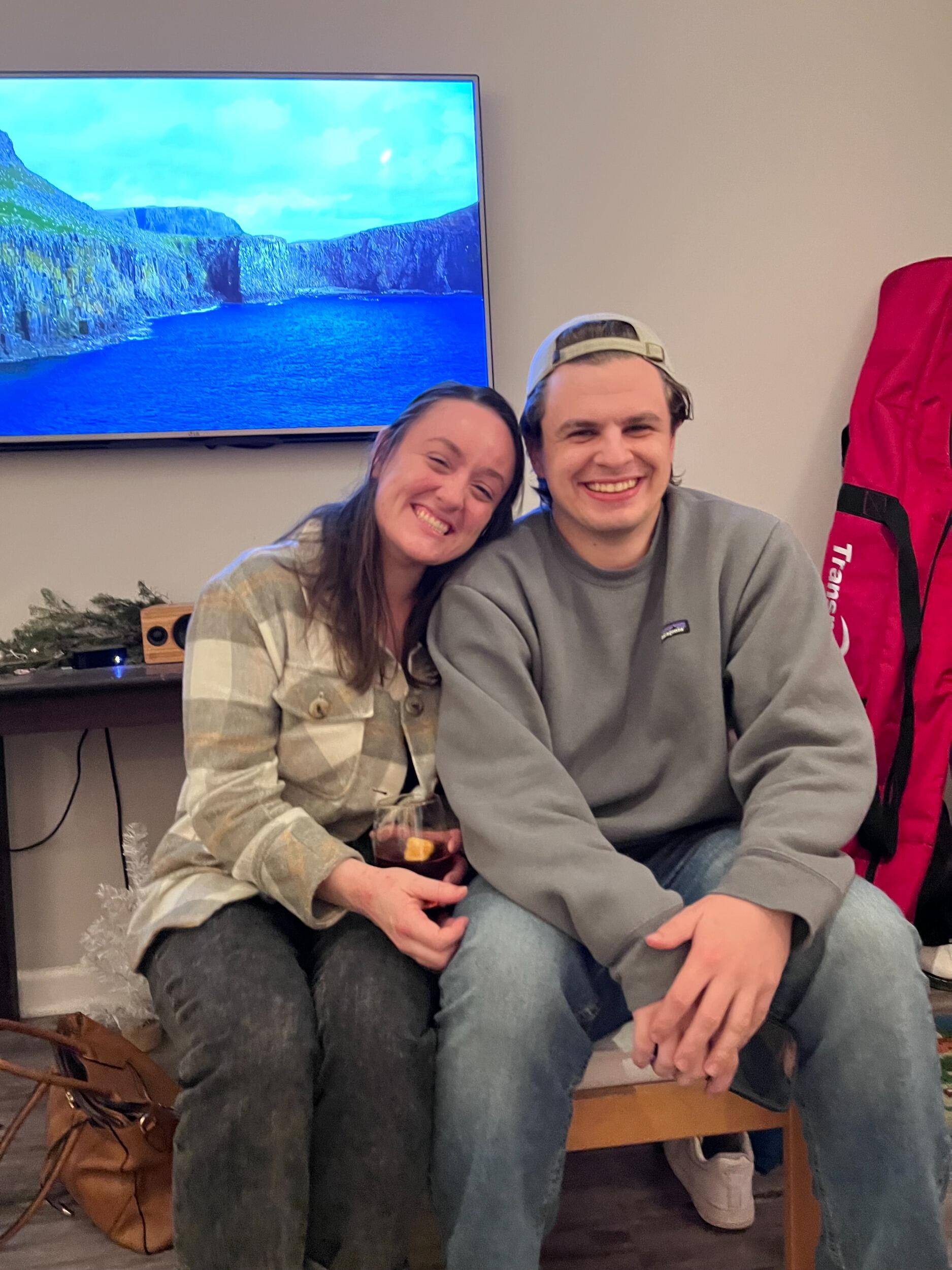 One of our first pictures together! Four days later Fritz mustered up the courage to officially ask Katy to be his girlfriend. 