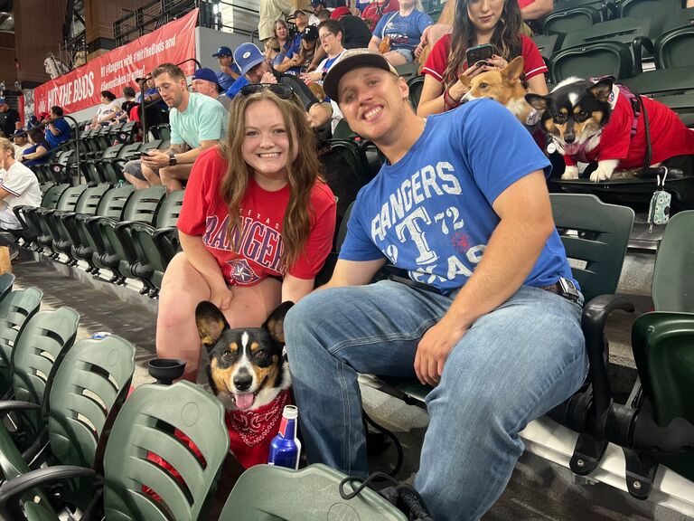 Our First Family Rangers Game