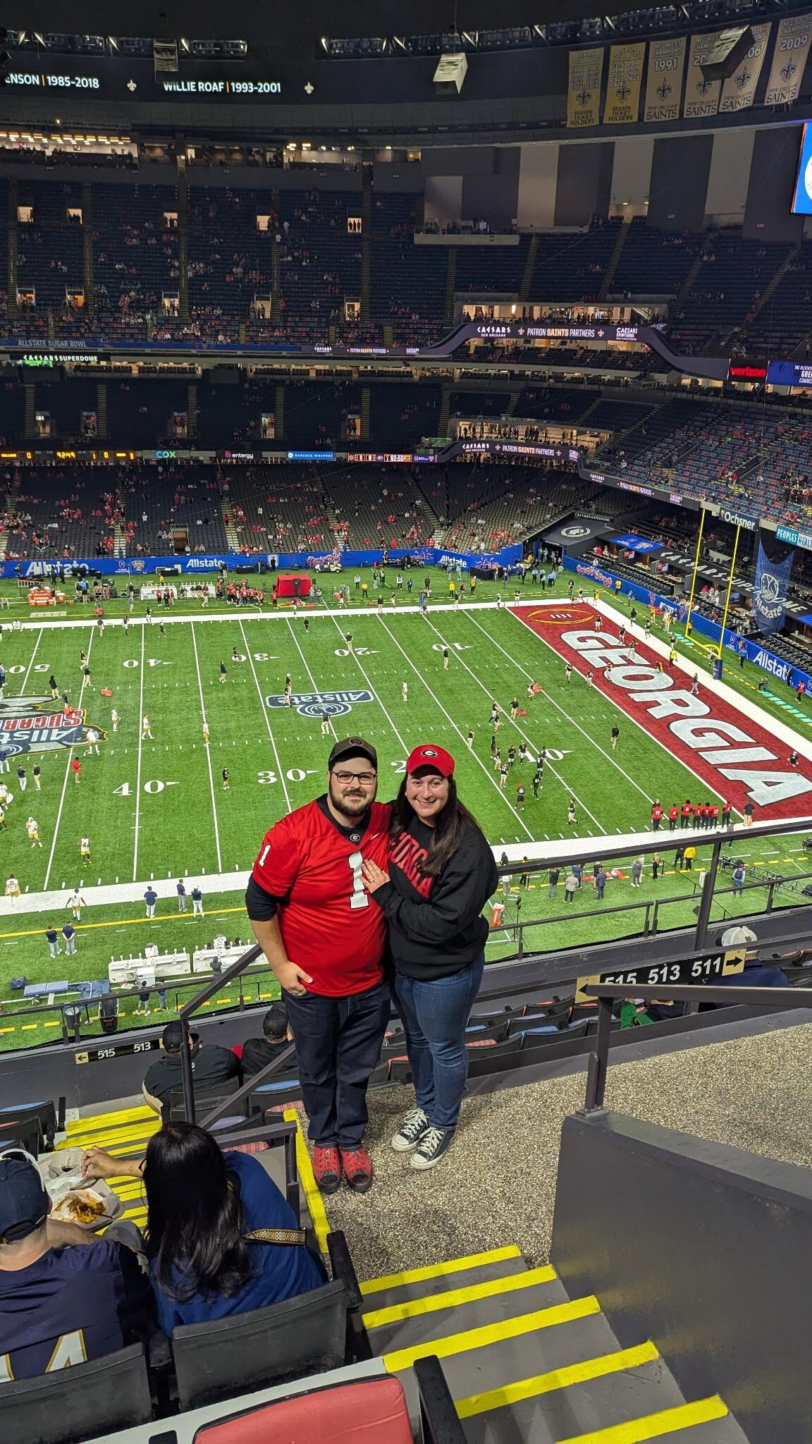 New Orleans, Louisiana 
Sugar Bowl 

First college football playoff game. No need to discuss results. 
