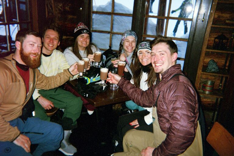 Friends ski trip to Banff, Canada