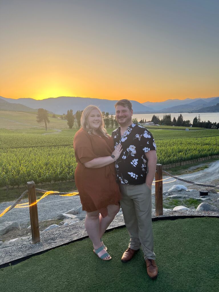 Brian's first time at the Moore's condo in Chelan with Sarah's family.