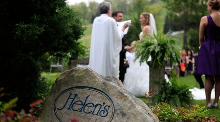 Vintage-Bohemian Palm Springs Wedding: Miran + Brian  Grass wedding, Palm  springs wedding, Ceremony backdrop