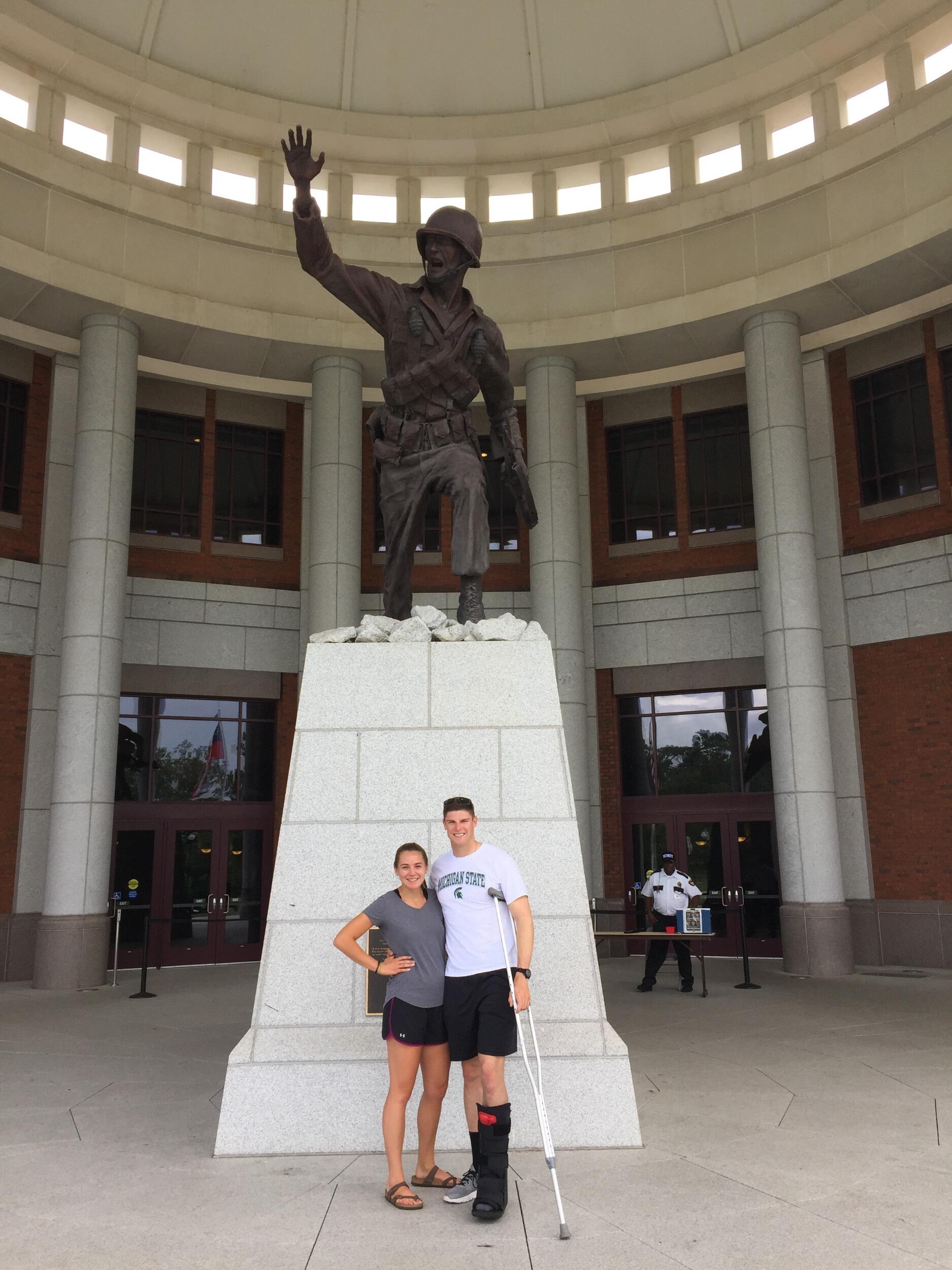 The first of many trips to see each other for our birthdays where we started to learn who the real clutz is in the relationship 