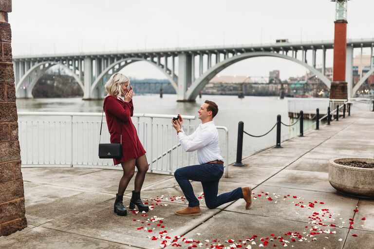 I made the easiest decision ever! Yes to forever with you Parker!