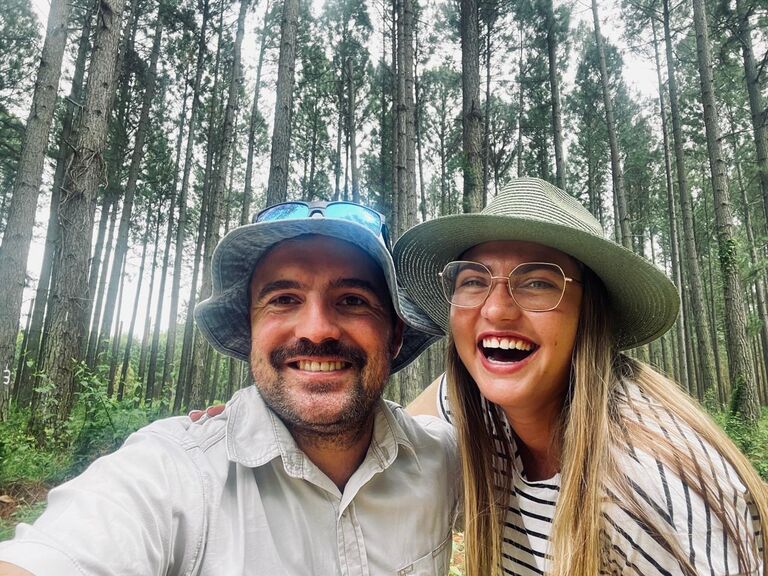 Ingetrek, op die eerste bos stappie vir 2025. 