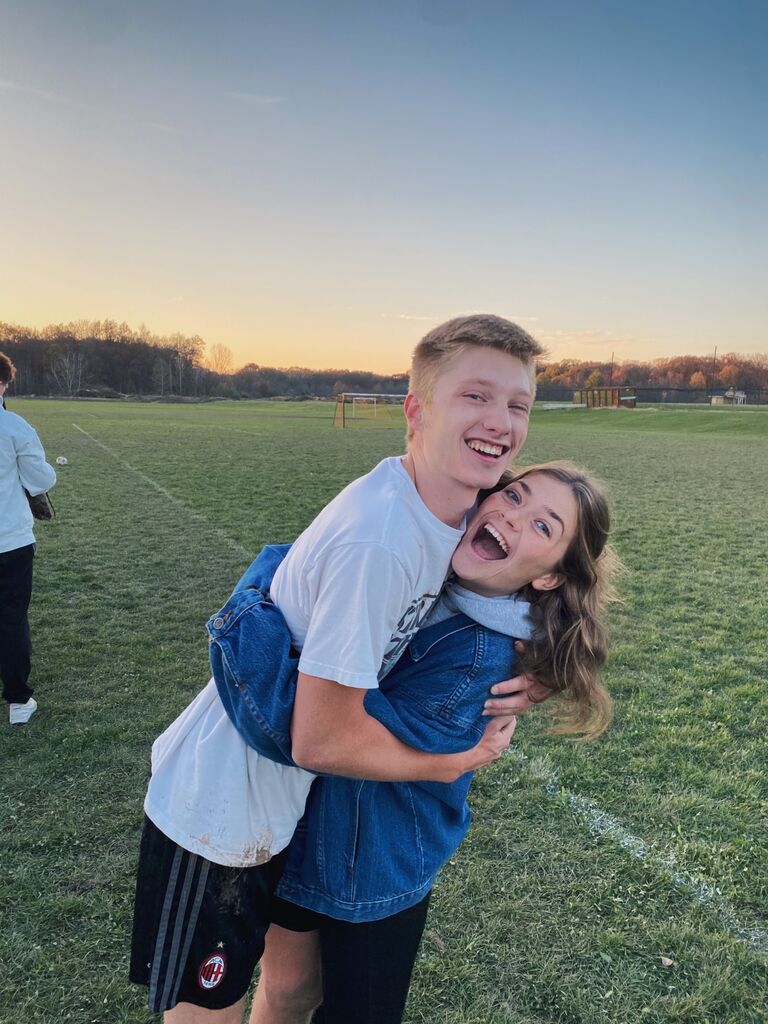 We got to play intramural soccer together!