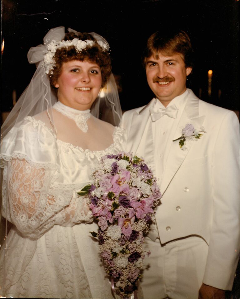 Lucy and Michael Myers (parents of the groom)