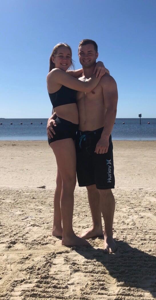 First time going to the beach together.