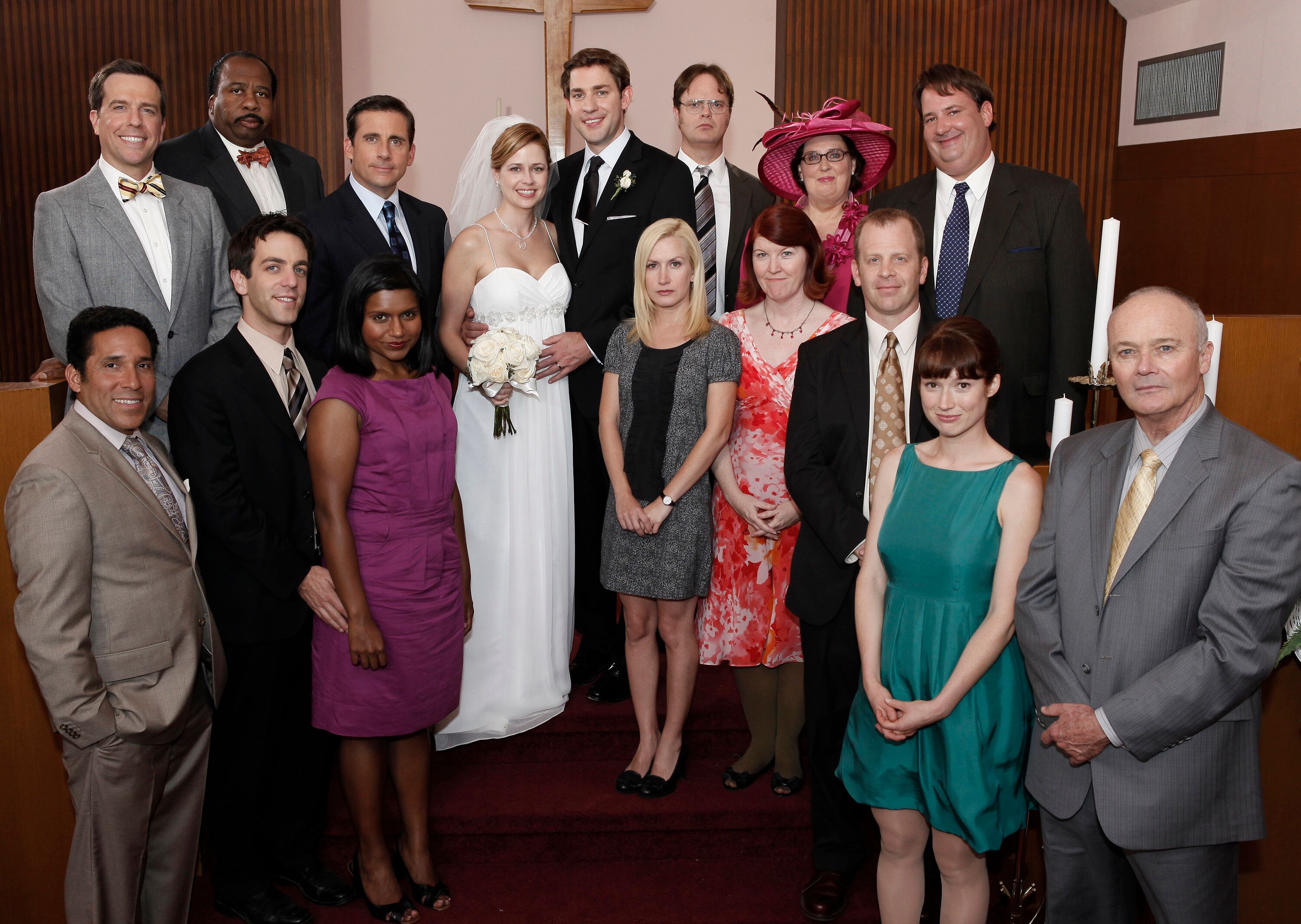 the office wedding