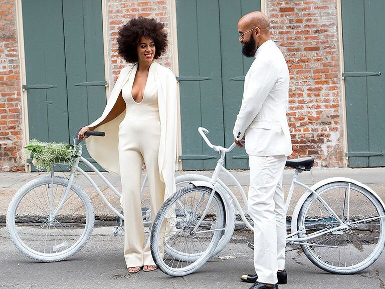 Solange Knowles' wedding outfit