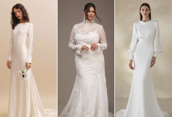 Three wedding dresses for Jewish brides