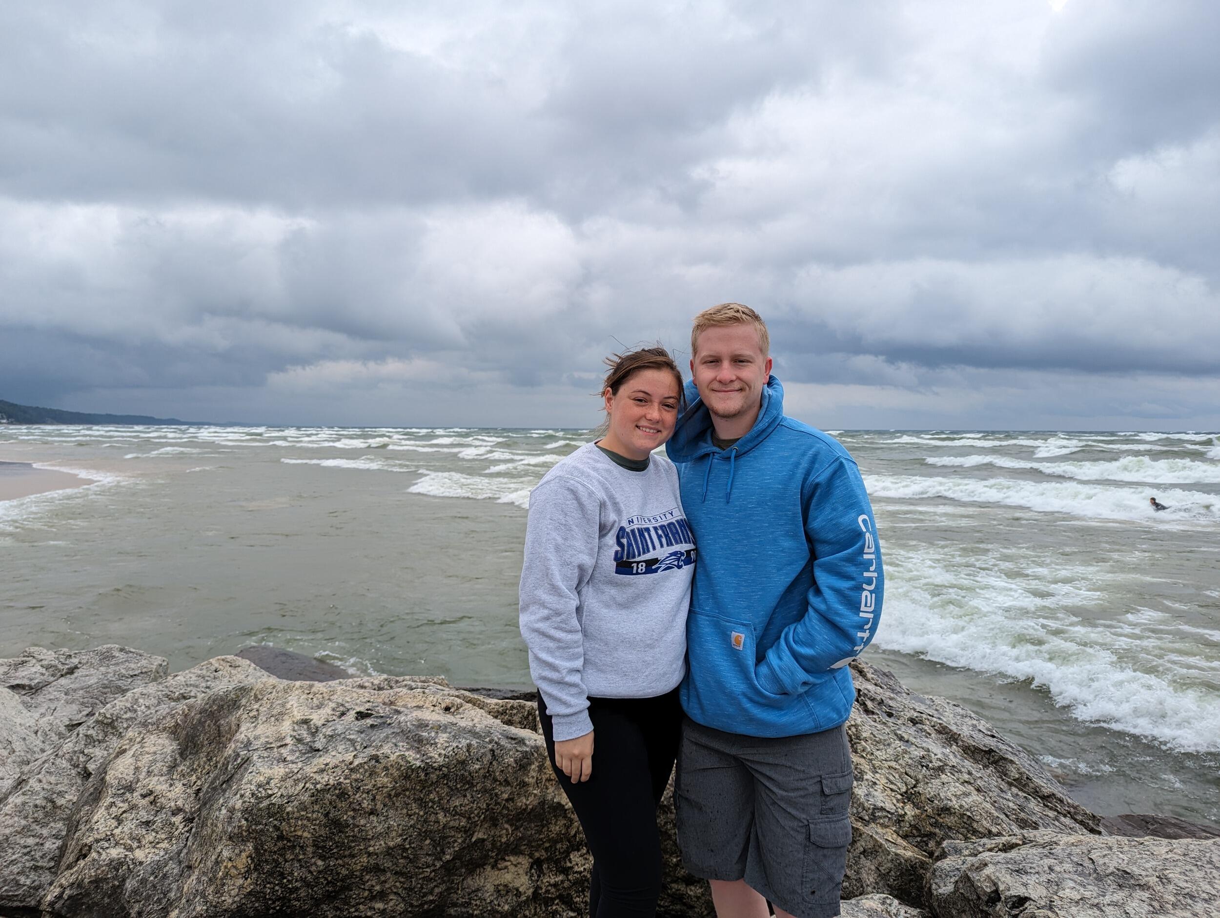 Sarah's first time in Grand Haven, Michigan where we got to spend a lot of time walking around the near by towns together
