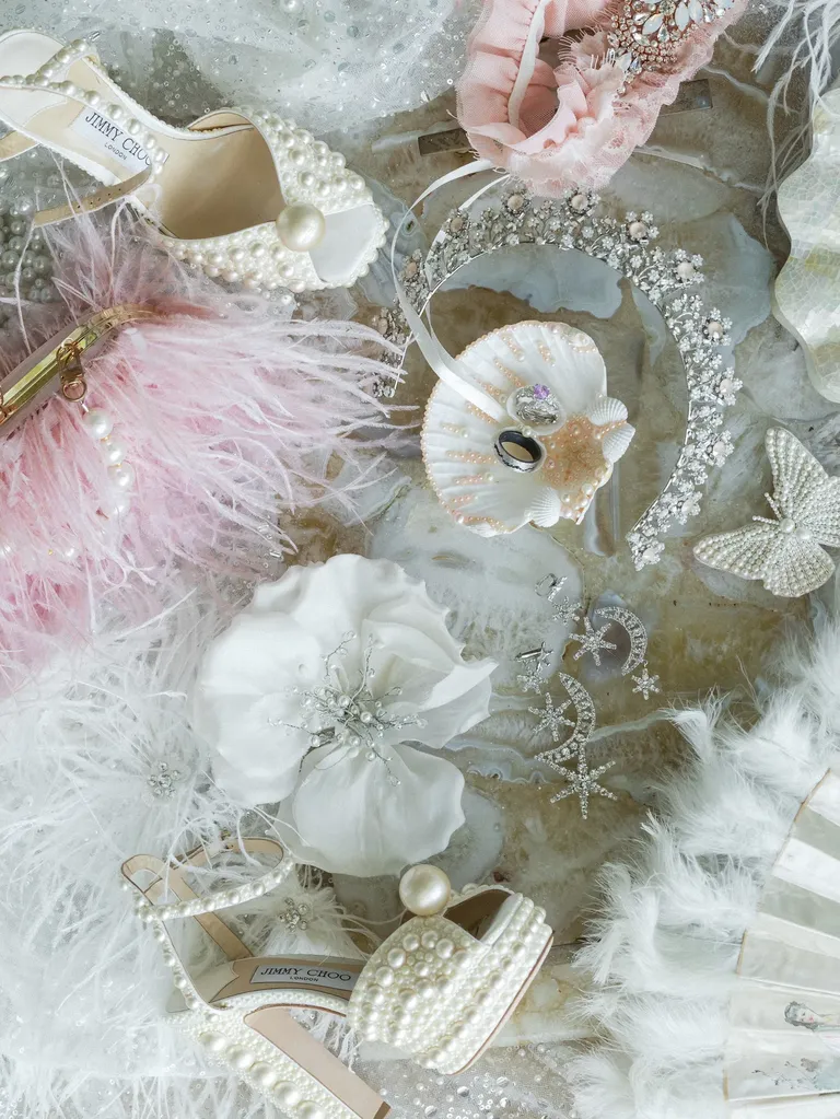beachy wedding accessories