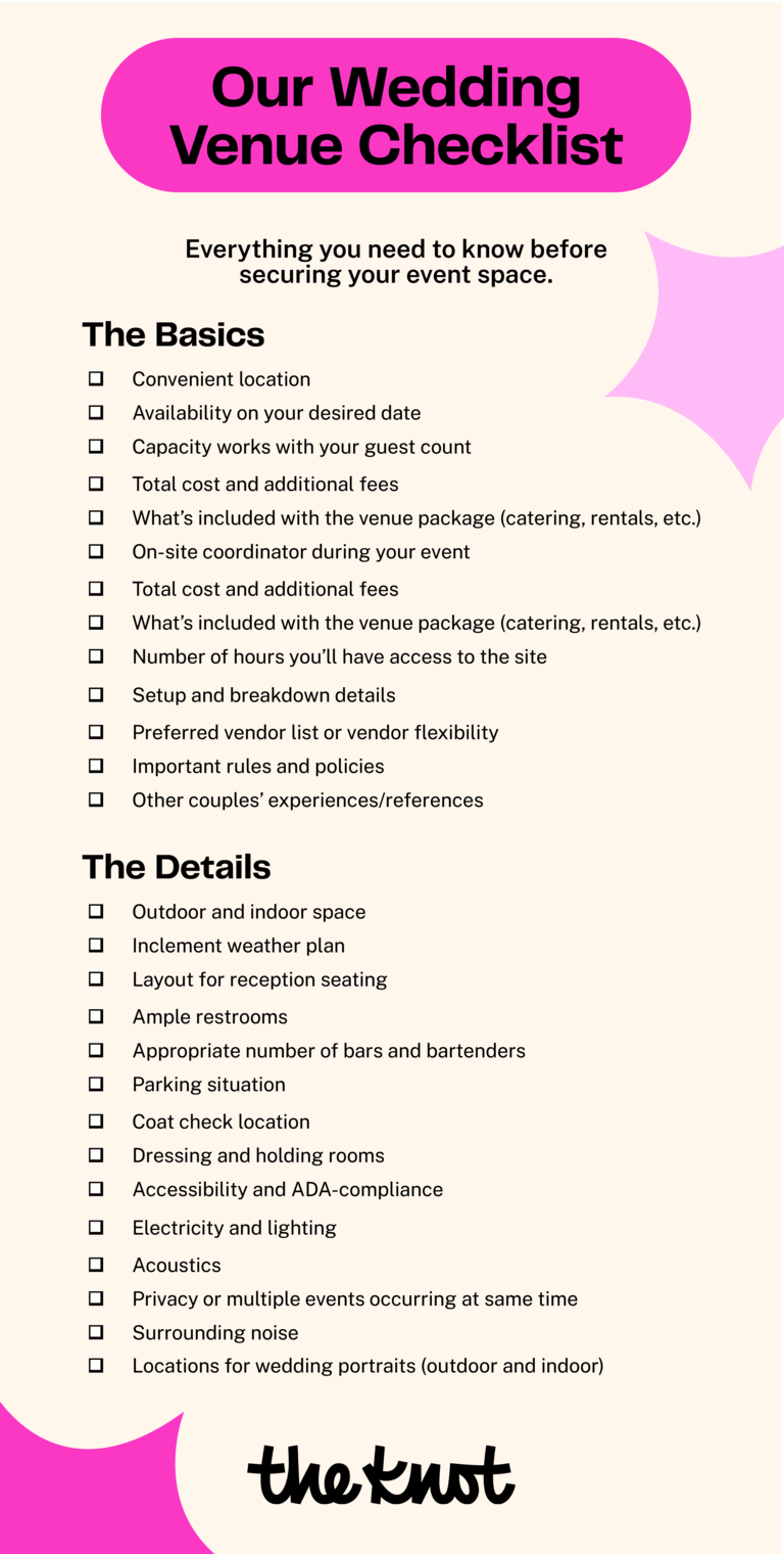 How To Pick A Wedding Venue  Tips for Choosing Your Wedding Venue