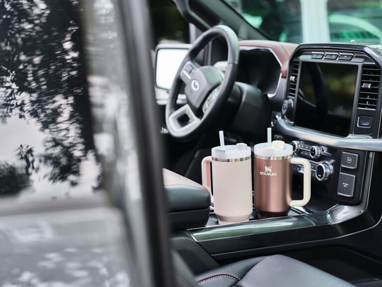 Metallic Stanley cup gift for girlfriend