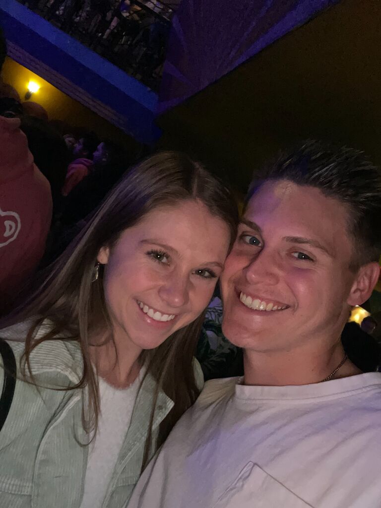Us seeing one of our favorite bands. The start of our many concerts shared together.