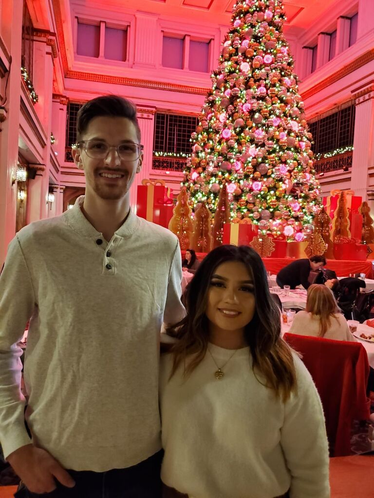 At the Macy's Walnut room