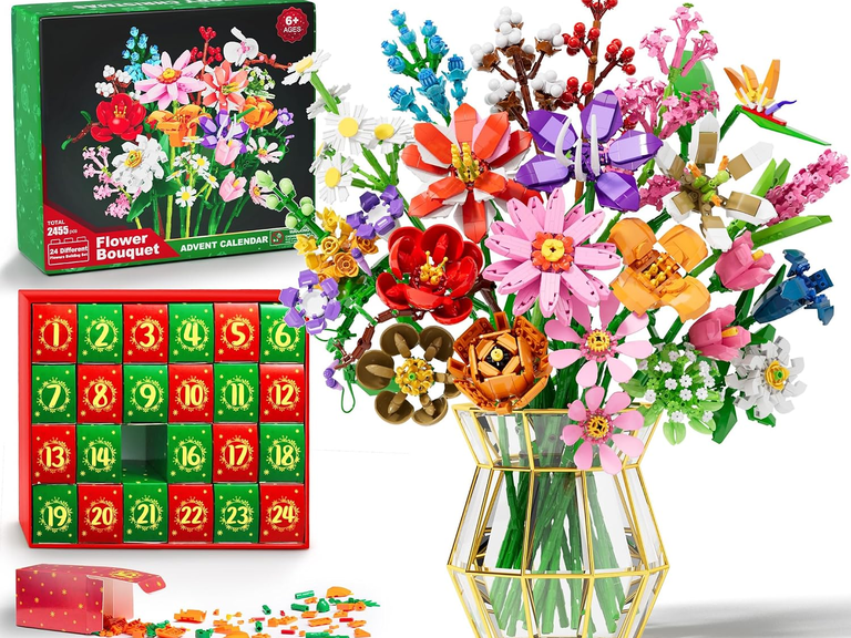 LEGO flowers advent calendar for girlfriend