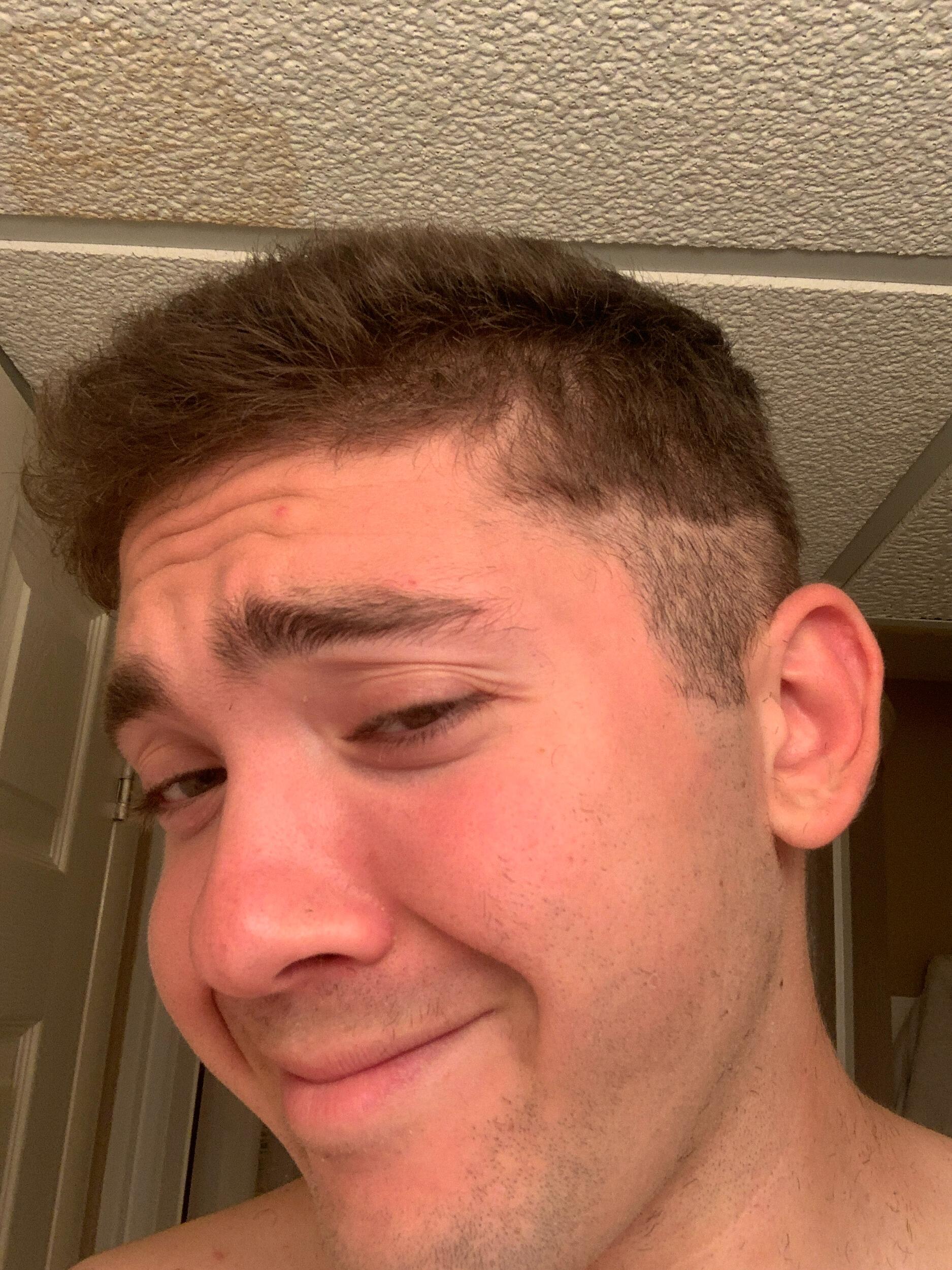 Our relationship survived a horrid home COVID-19 haircut
