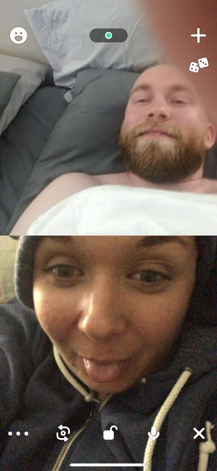 Facetiming to survive COVID lockdowns across state lines. 
